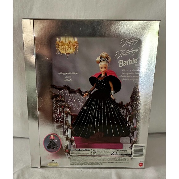 Happy Holidays Barbie Special Edition Vintage 1998 New in Box - Rare Misprint!! - Picture 3 of 13